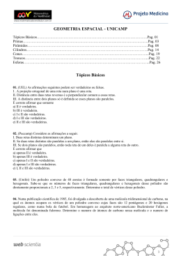 Geometria Espacial - UNICAMP