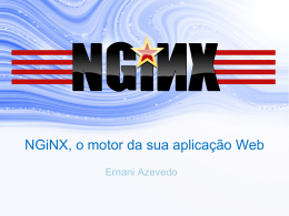 NGiNX, o motor da sua aplicação Web (PDF local)