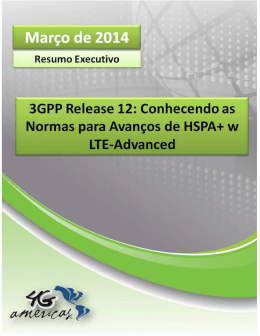 Resumo Executivo - 3GPP Release 12: Conhecendo