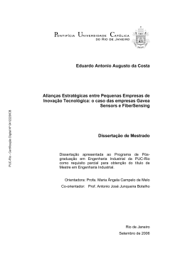 Eduardo Antonio Augusto da Costa Alian&ccedil;as Estrat&eacute;gicas