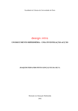 design.intro: Um documento hipermédia - uma