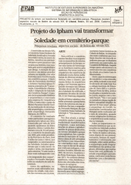 Projeto do Ipham vai transformar Soledade em cemitério