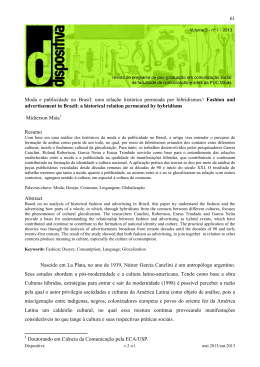 61 Moda e publicidade no Brasil: uma rela&ccedil;&atilde;o hist&oacute;rica permeada