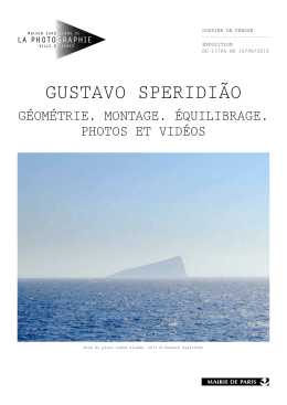 Gustavo speridião - Maison Européenne de la Photographie