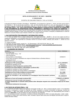 edital de convoca&ccedil;&atilde;o - Funda&ccedil;&atilde;o Sous&acirc;ndrade
