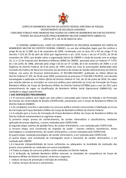 Ed 1 2011 CBM DF - COMBATENTE abertura v7