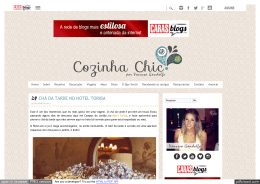 Cozinha Chic » Blog Archive » Chá da tarde no Hotel Toriba