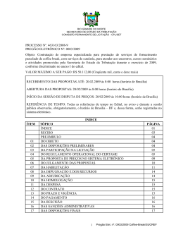 do Edital - Secretaria de Estado da Tributa&ccedil;&atilde;o