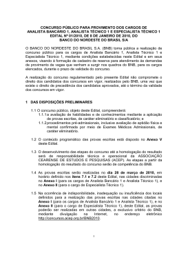 Edital - ACEP &ndash; ASSOCIA&Ccedil;&Atilde;O CEARENSE DE ESTUDOS E