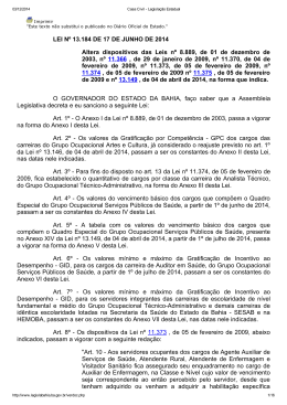 Altera&ccedil;&atilde;o do quadro de vagas das carreiras de Analista