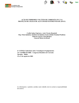 A&Ccedil;&Atilde;O DE INIBIDORES VOL&Aacute;TEIS DE CORROS&Atilde;O (IVC
