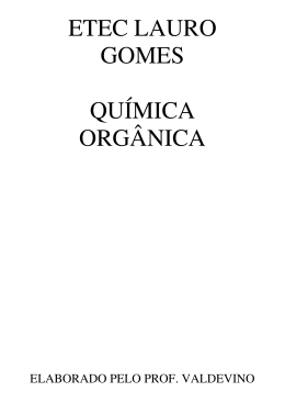 Apostila de Qu&iacute;mica Org&acirc;nica