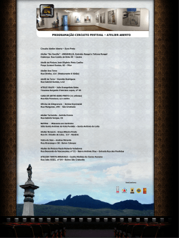 programa&ccedil;&atilde;o circuito festival &ndash; atelier aberto
