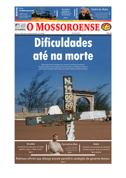 Dificuldades at&eacute; na morte - Fora do ar