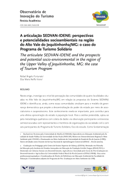 A articula&ccedil;&atilde;o SEDVAN-IDENE: perspectivas e