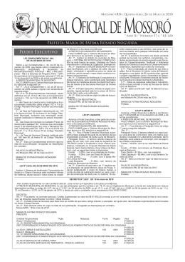 jomjornal - Prefeitura Municipal de Mossor&oacute;