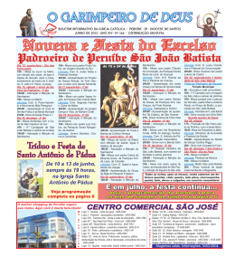 "O Garimpeiro de Deus" ed. 164