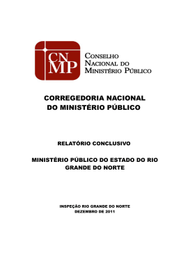 MPE - Conselho Nacional do Ministério Público