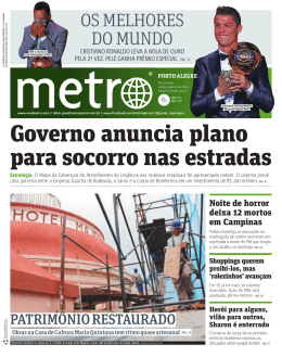 Governo anuncia plano para socorro nas estradas