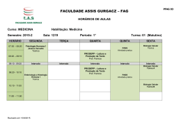 FACULDADE ASSIS GURGACZ &ndash; FAG