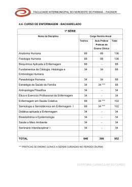 4.4- CURSO DE ENFERMAGEM - BACHARELADO 1&ordf;