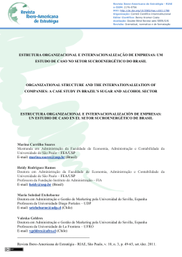 Revista Ibero-Americana de Estrat&eacute;gia