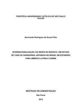 PONTIF&Iacute;CIA UNIVERSIDADE CAT&Oacute;LICA DE S&Atilde;O PAULO PUC/SP