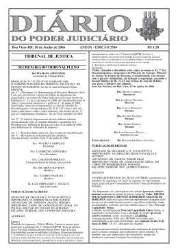 edi&ccedil;&atilde;o 3384.pmd - Di&aacute;rio da Justi&ccedil;a Eletr&ocirc;nico - TJRR