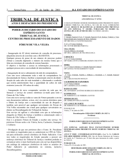 Tribunal de Justi&ccedil;a do Esp&iacute;rito Santo