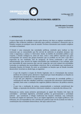 competitividade fiscal em economia aberta
