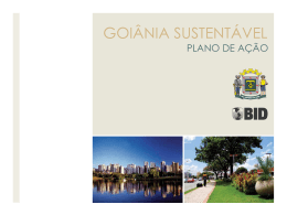 Goi&acirc;nia Sustent&aacute;vel: Plano de A&ccedil;&atilde;o