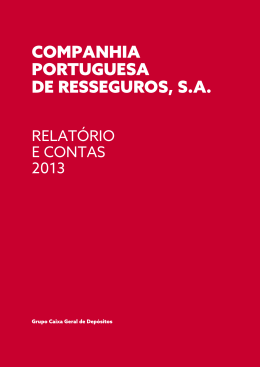 Relatório & Contas 2013 - Caixa Geral de Depósitos