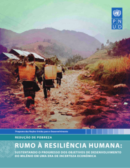 Rumo &agrave; Resili&ecirc;ncia humana: SUSTENTANDO O PROGRESSO