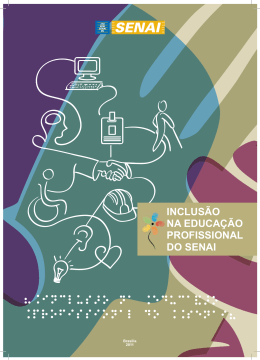 inclus&atilde;o na educa&ccedil;&atilde;o profissional do senai