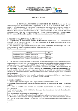 EDITAL N&ordm; 057/07 - Concursos | In&iacute;cio