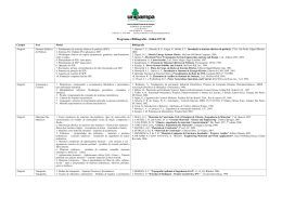 Programa e Bibliografia &ndash; Edital 107/10