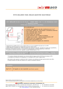 Kits solares para &aacute;guas quentes sanit&aacute;rias
