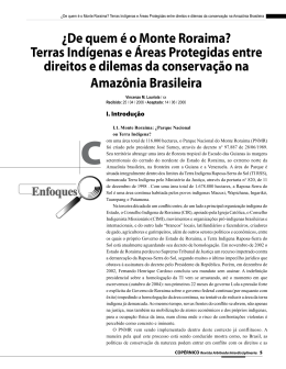 &iquest;De quem &eacute; o Monte Roraima?