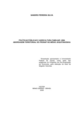 SANDRO PEREIRA SILVA - Dados e textos sobre a Luta pela Terra