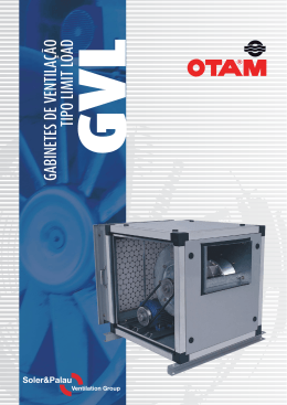 GABINETES DE VENTILA&Ccedil;&Atilde;O TIPO LIMIT LOAD