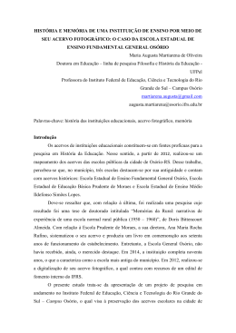 historia e memoria de uma instituicao de ensino