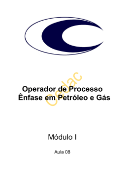 Operador de Processo Ênfase em Petróleo e Gás