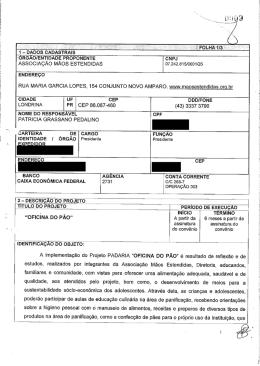 Plano de Trabalho