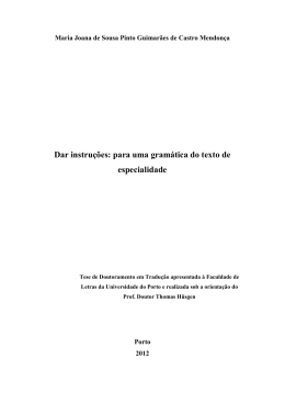 Maria Joana Guimarães - Repositório Aberto da Universidade do