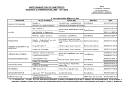 instituto dos pupilos do ex&eacute;rcito manuais e materiais escolares