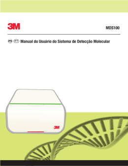 PT Manual do Usu&aacute;rio do Sistema de Detec&ccedil;&atilde;o Molecular