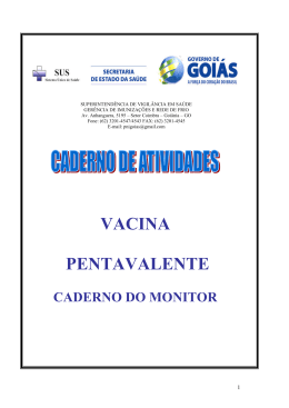 Caderno de Atividades Pentavalente