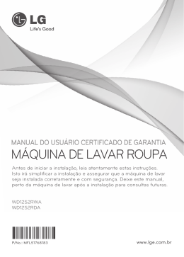 M&Aacute;QUINA DE LAVAR ROUPA
