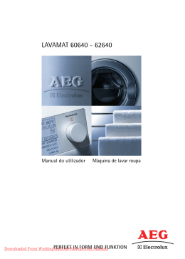 AEG L 60640 Washer Machine Manual User Guide Pdf