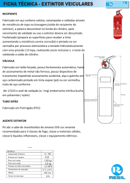 Ficha técnica - extintor veicular - 989